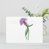 Traditionele Schotse en Keltische bruiloft Thistle (Staand voorkant)