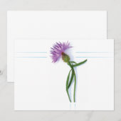 Traditionele Schotse en Keltische bruiloft Thistle (Voorkant / Achterkant)