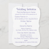 Traditionele Schotse en Keltische bruiloft Thistle Kaart (Achterkant)