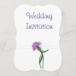 Traditionele Schotse en Keltische bruiloft Thistle Kaart