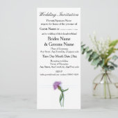 Traditionele Schotse en Keltische bruiloft Thistle Kaart (Staand voorkant)