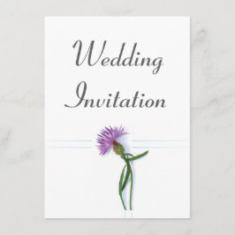 Traditionele Schotse en Keltische bruiloft Thistle Kaart