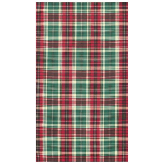 Traditionele Schotse Kersttafelkleed Tafelkleed (Voorkant)