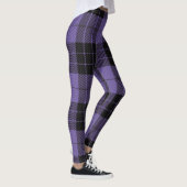 Traditionele Schotse Paarse Tartan Plaid Leggings (Rechts)
