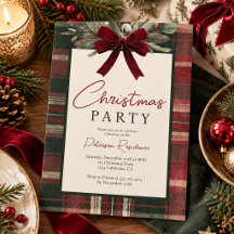 Traditionele Schotse Plaid Rode Boog Kerst