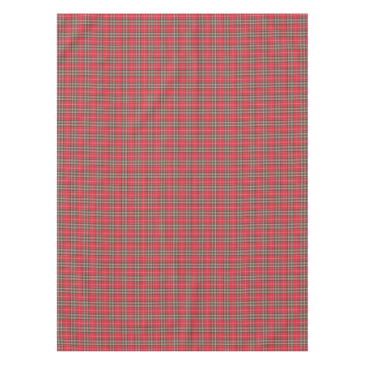Traditionele Schotse Tartan Clan Pset Patterned Tafelkleed (Voorkant)