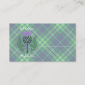 Traditionele Schotse Tartan en Schotse distel Plaatskaartje (Voorkant)