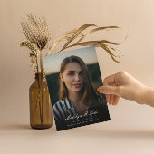 Traditionele Script 2023-Afstuderen Foto Kaart