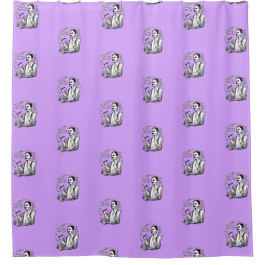 Traditionele Shaver's Douchegordijn (Voorkant)