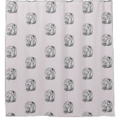 Traditionele Shaver's Douchegordijn (Voorkant)