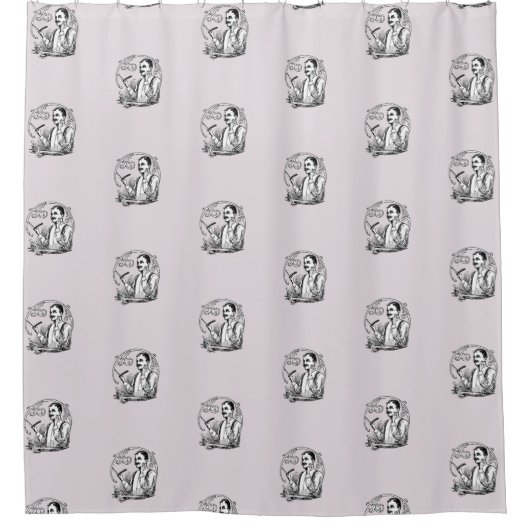 Traditionele Shaver's Douchegordijn (Voorkant)