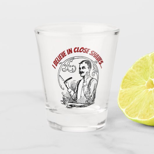Traditionele Shaver's Shot Glas (Voorkant)