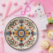 Traditionele Siciliaanse Italiaanse keramiek Papieren Bordje (Feest)