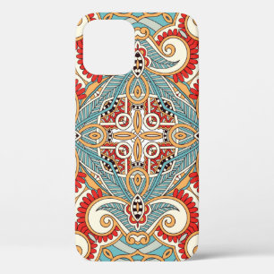Traditionele sierbloem-paisleybandanna. Yo Case-Mate iPhone Case