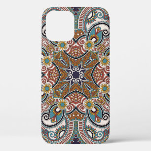Traditionele sierbloem-paisleybandanna. Yo Case-Mate iPhone Case
