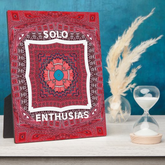 Traditionele Sindhi Cultuur Ajrak Patroon Art Prin Fotoplaat (Zijkant)