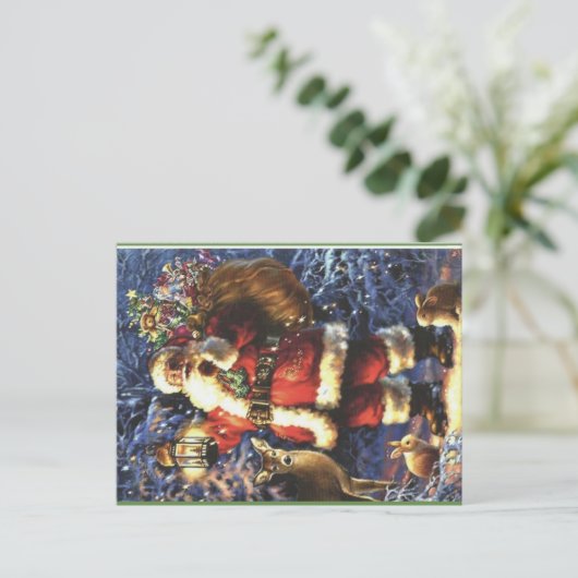 Traditionele Sinterklaas Feestdagenkaart (Staand voorkant)