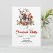 Traditionele Sinterklaas met rendieren en kinderen Kaart (Staand voorkant)