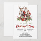 Traditionele Sinterklaas met rendieren en kinderen Kaart (Voorkant / Achterkant)