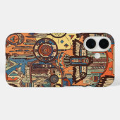 TRADITIONELE SIOUX INDIANSE KUNST Case-Mate iPhone CASE (Achterkant (horizontaal))