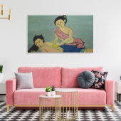 Traditionele slachting in Thailand Canvas Afdruk (Insitu (Woonkamer))