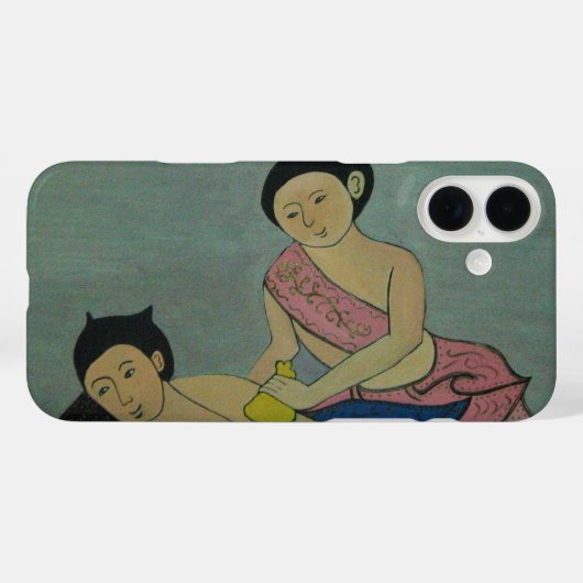 Traditionele slachting in Thailand Case-Mate iPhone Case (Achterkant (horizontaal))