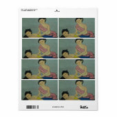 Traditionele slachting in Thailand Etiket (Full Sheet)