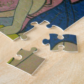 Traditionele slachting in Thailand Legpuzzel (Zijkant)