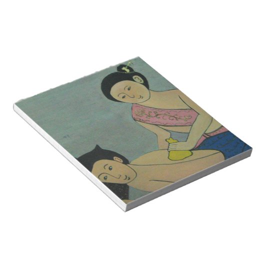 Traditionele slachting in Thailand Notitieblok (Schuin)