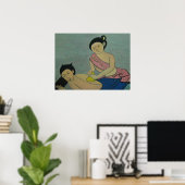 Traditionele slachting in Thailand Poster (Thuiskantoor)
