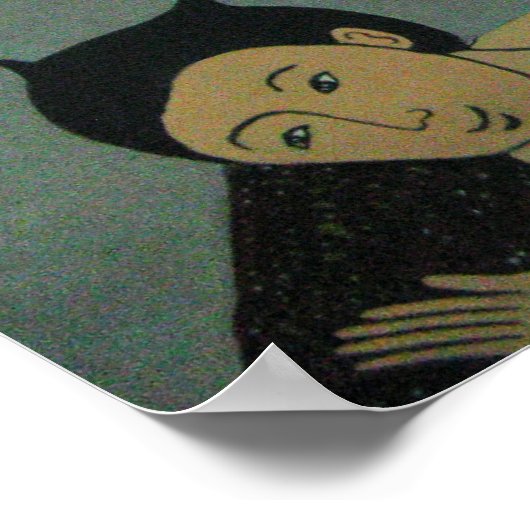 Traditionele slachting in Thailand Poster (Hoek)