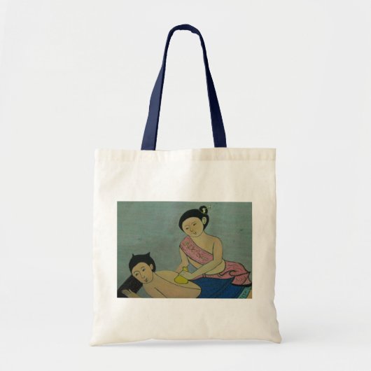 Traditionele slachting in Thailand Tote Bag (Voorkant)