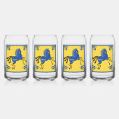 Traditionele Slavic Folk Art Oekraïne Blikvorm Glas (Achterkant)