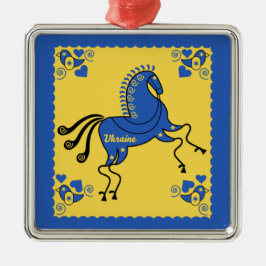 Traditionele Slavic Folk Art Oekraïne Metalen Ornament