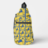 Traditionele Slavic Folk Art Oekraïne Sling Bag (Voorkant)