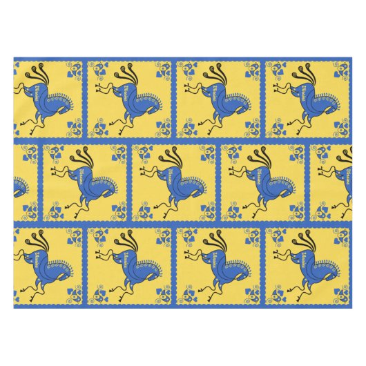 Traditionele Slavic Folk Art Oekraïne Tafelkleed (Voorkant (Horizontaal))