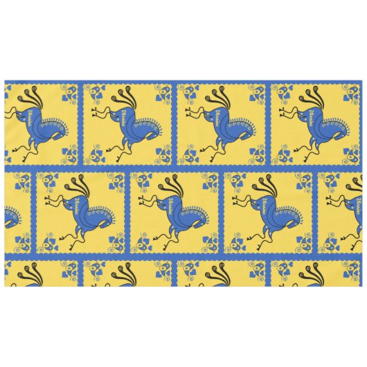 Traditionele Slavic Folk Art Oekraïne Tafelkleed (Voorkant (Horizontaal))