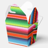 Traditionele Spaanse Serape Fiesta Mexicaanse Blan Bedankdoosjes (Geopend)