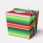 Traditionele Spaanse Serape Fiesta Mexicaanse Blan Bedankdoosjes (Achterkant)