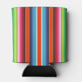 Traditionele Spaanse Serape Fiesta Mexicaanse Blan Blikjeskoeler (Achterkant)