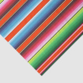 Traditionele Spaanse Serape Fiesta Mexicaanse Blan Tissuepapier (Detail)