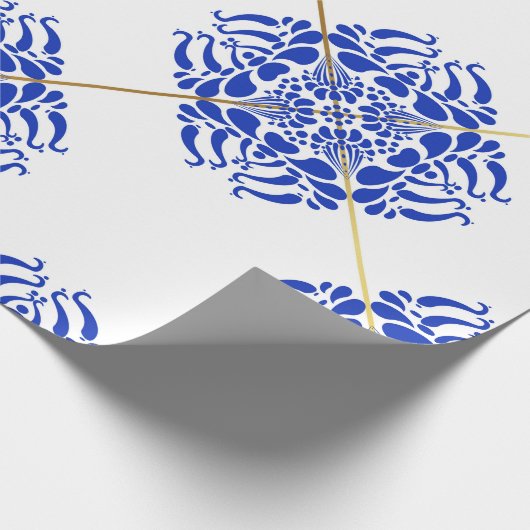 Traditionele spanje naadloos. Spaanse cerami Cadeaupapier (Hoek)