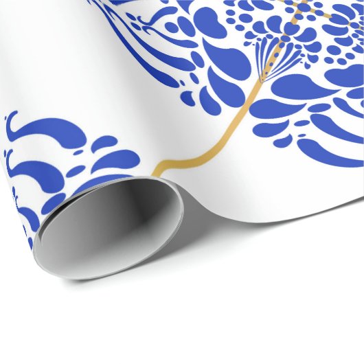 Traditionele spanje naadloos. Spaanse cerami Cadeaupapier (Rol Hoek)