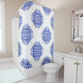 Traditionele spanje naadloos. Spaanse cerami Douchegordijn (In situ)