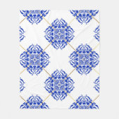 Traditionele spanje naadloos. Spaanse cerami Fleece Deken (Voorkant)