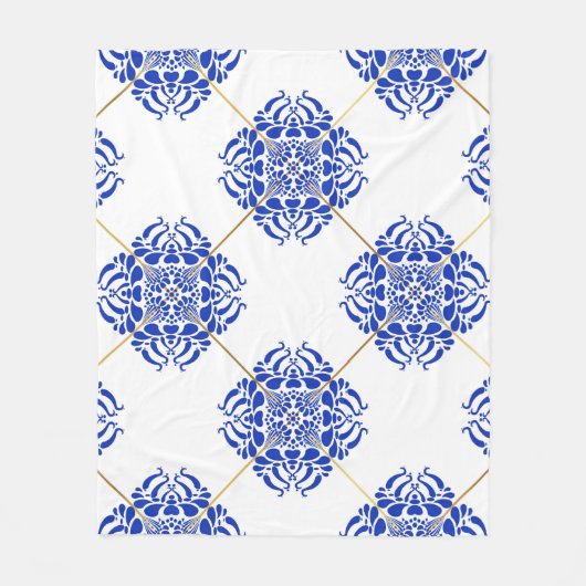 Traditionele spanje naadloos. Spaanse cerami Fleece Deken (Voorkant)
