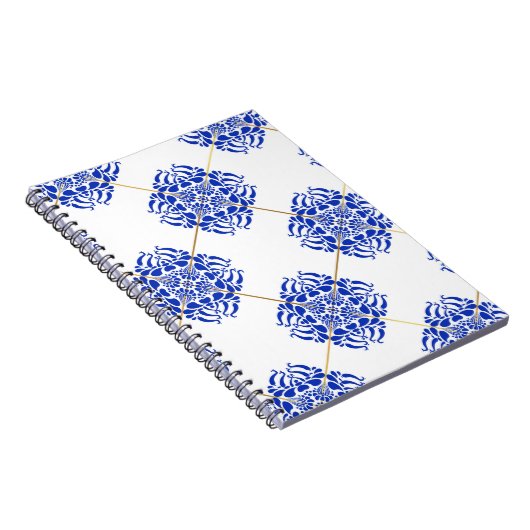 Traditionele spanje naadloos. Spaanse cerami Notitieboek (Rechterzijde)