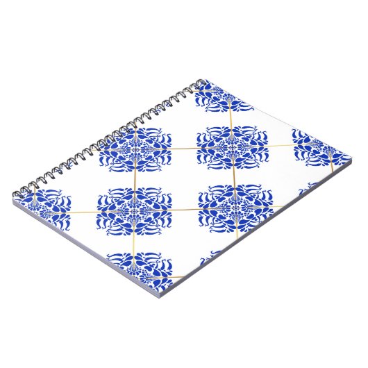 Traditionele spanje naadloos. Spaanse cerami Notitieboek (Linkerzijde)