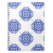 Traditionele spanje naadloos. Spaanse cerami Notitieboek (Voorkant)