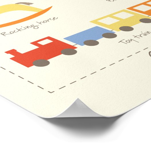 Traditionele speelgoed - Poster (Hoek)